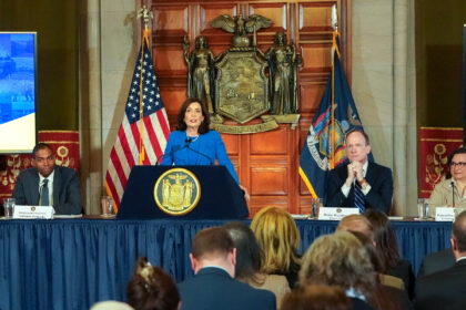 Migrant Costs Help Push New York State’s Budget to $233 Billion