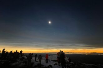 Watching the Eclipse from the Highest Mountain in Vermont